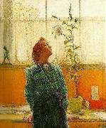 Carl Larsson lisbeth och liljan oil painting on canvas